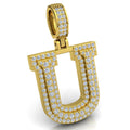 INITIAL LETTER U PENDANT