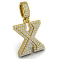 INITIAL LETTER X PENDANT