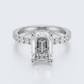Stellar Emerald Rectangle Lab-Grown Diamond Ring Clean Lines, Brilliant Shine