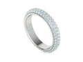 Luminous Eternity Pave Lab-Grown Diamond Ring - Timeless Sustainable Bridal Jewelry