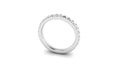 French Setting Half Eternity Lab-Grown Diamond Ring - Timeless & Sustainable Bridal Jewelry
