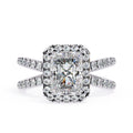 Radiant Splendor Eco-Elegant Lab-Created Diamond Ring Shine with Purpose