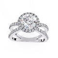 Eternal Round Halo Ethical Lab-Grown Diamond Ring