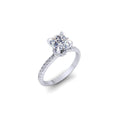 Round Cut Lab Grown Diamond Solitaire Engagement Ring