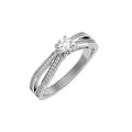 Entwined Elegance Diamond Engagement Ring - Ethical Lab-Grown Sparkle