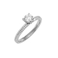 Luminous Eclipse Modern Diamond Bridal Ring Dazzling Shine