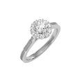 Celestial Halo Lab Created Diamond Engagement Ring for Women
