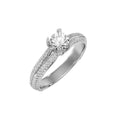 Glimmering Embrace Diamond Engagement Ring for Modern Brides