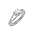 Enchanted Halo Diamond Engagement Ring for Modern Brides