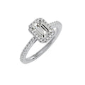 Radiant Halo Lab-Grown Diamond Engagement Ring - Timeless & Sustainable Luxury