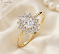 Oval Eclat Lab-Grown Diamond Engagement Ring - Elegant & Sustainable Bridal Jewelry